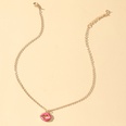 fashion lips letter R strawberry pendant creative alloy necklacepicture15